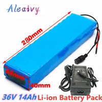 e bike 36v 14ah battery e bike battery pack 18650 li ion battery 350w high power and capacity 42v motorcycle scooter with charge