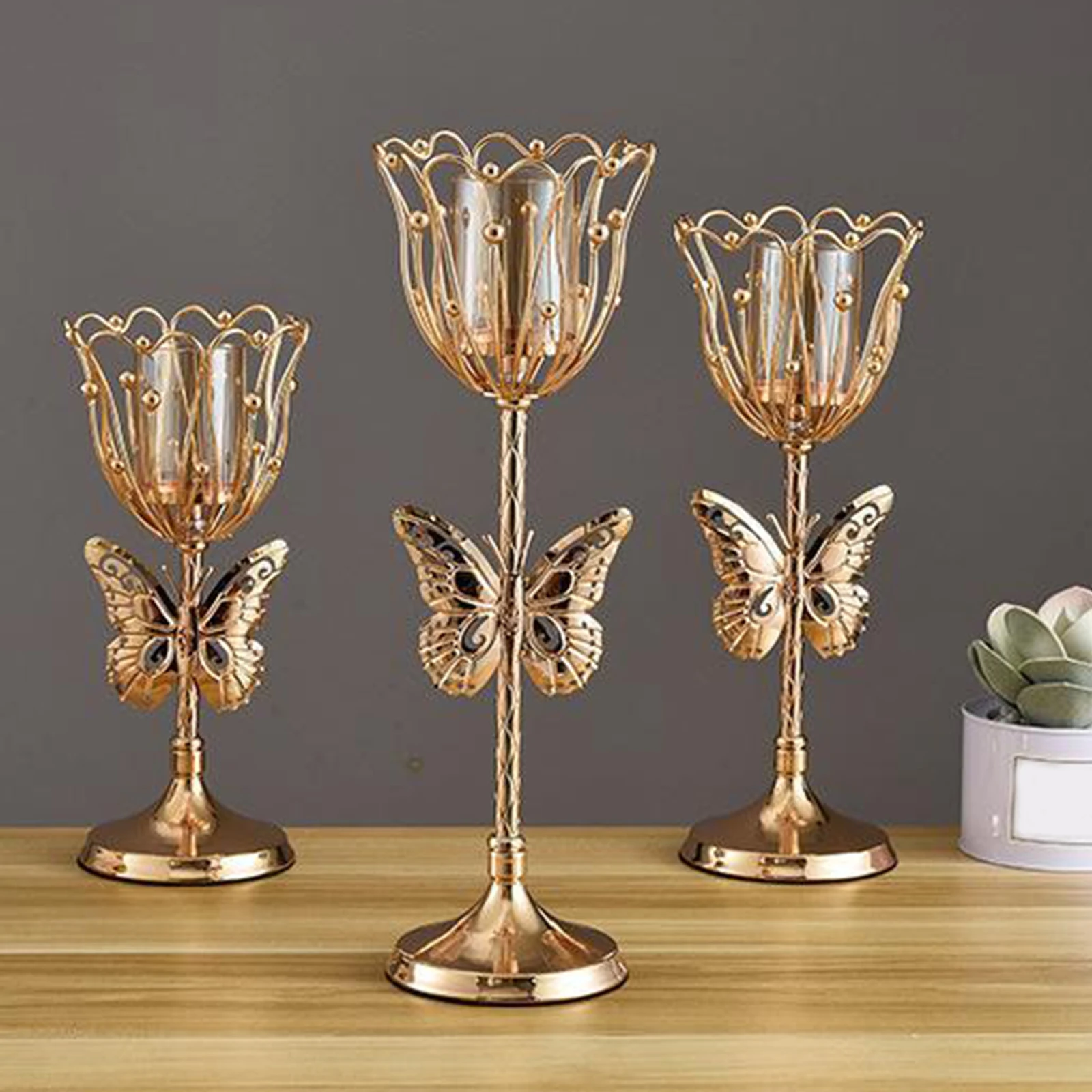Золотой подсвечник подставка Рождественский декоративный церкви дома ресторана