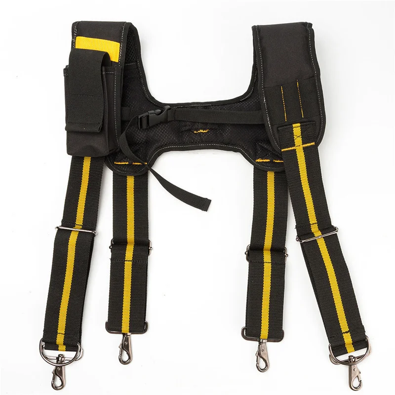 

Padded Heavy Duty Work Tool Belt Braces Suspenders With 4 Support Loops For Reducing Waist Weight Tool Pouch Tools