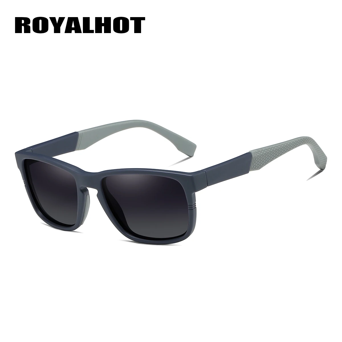 RoyalHot, поляризационные солнцезащитные очки для мужчин и женщин, эластичные, удобные, TR90, оправа, для вождения, солнцезащитные очки, оттенки, Oculos masculino, мужские, 90080 - Цвет линз: Blue Grey