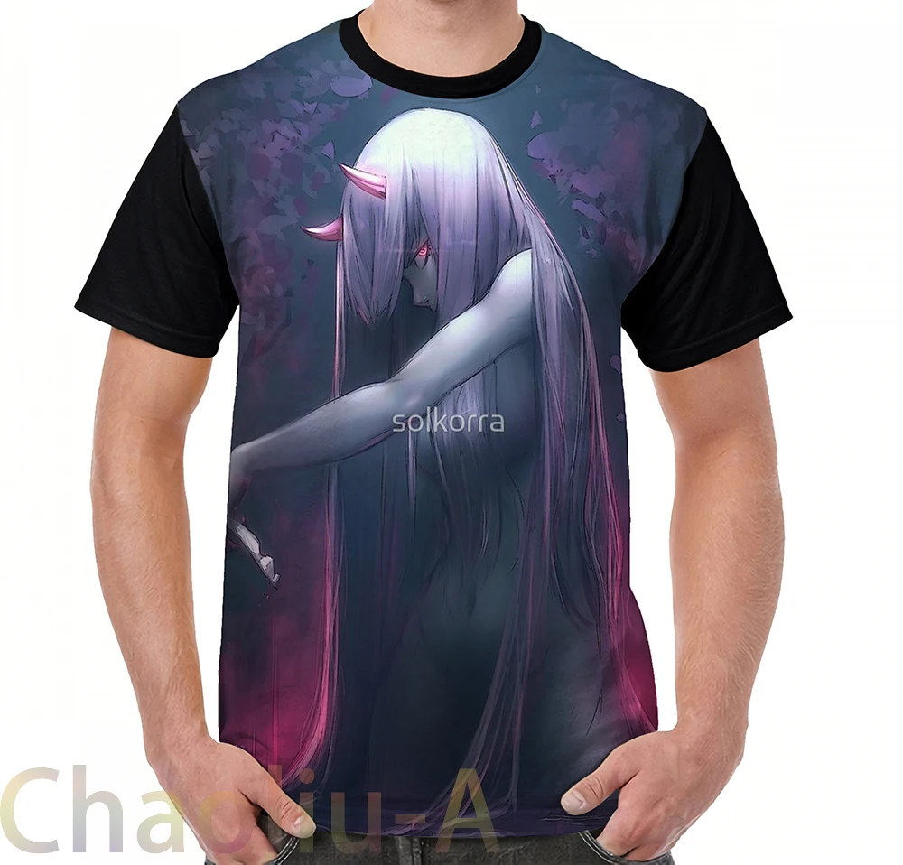 Футболка Zero Two Darling in the FRANXX Мужская забавная с принтом женские топы футболки
