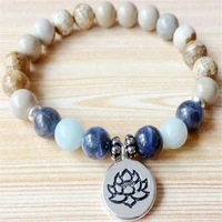 picture stone lapis lazuli gemstone mala silver bracelet cultured classic christmas ear stud fools day freshwater mothers day