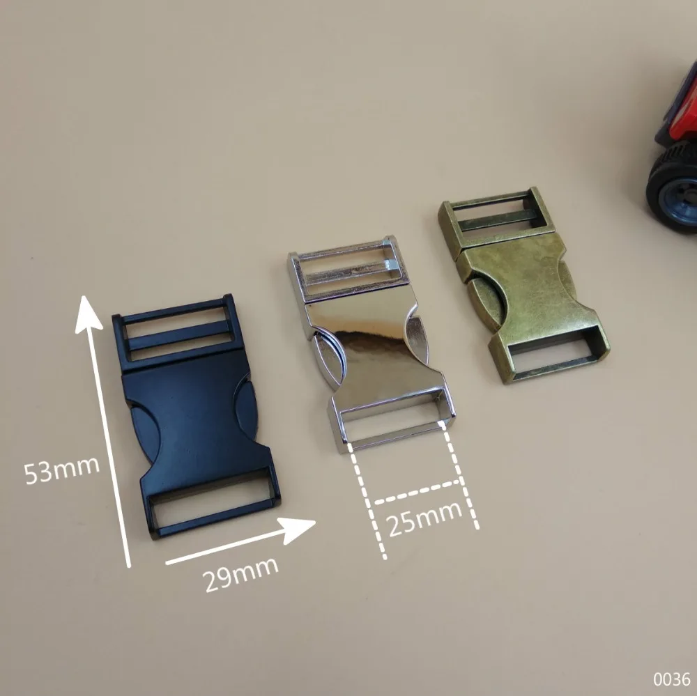 1 дюйм черные антикварные латунные серебряные пряжки 5 шт. для ленты 25 мм боковая