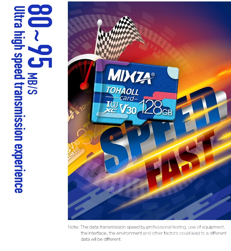 Карта памяти MIXZA BF 256 ГБ U3 80 МБ/с./с класс 10 128 Гб 64 ГБ 32 ГБ U1 Micro sd карта UHS-1 флэш-карта памяти Microsd TF/sd карта s