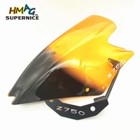 fits for kawasaki z750 z750r 2007 2012 motorbike windscreens wind deflectors windshield windscreen kit deflector
