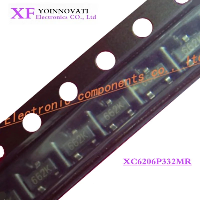 100 шт./лот XC6206P332MR (662K) 3 В/A SOT-23 SMD триодный транзистор новый оригинальный |