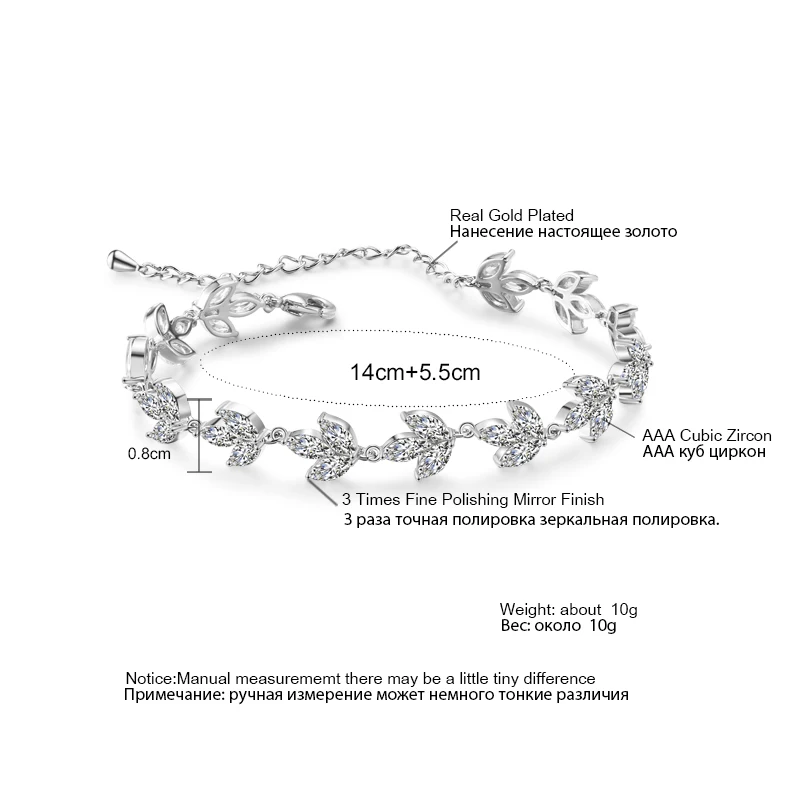 RAKOL классический AAA маркиз Обрезной с квадратными кристаллами циркония лист
