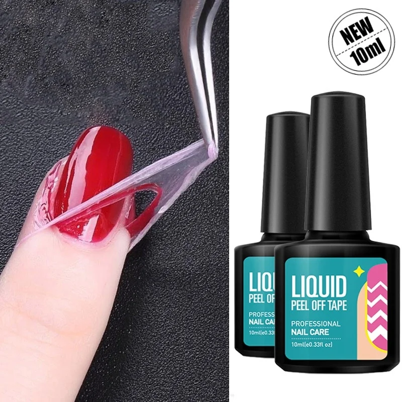 Modelones 2 шт./лот отшелушивающий лак для ногтей лента латексный набор легкая чистка