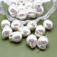 natural freshwater irregular shell beads high quality perforated loose pearl mother of pearl used in jewelry making diy bracelet