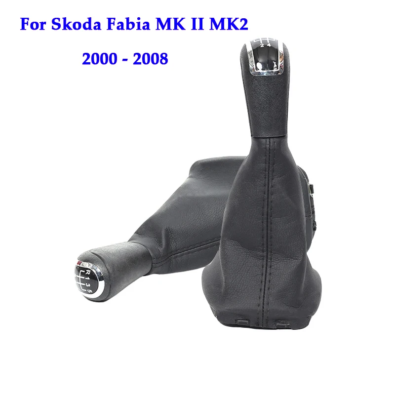 

Car Gear Shift Knob For Skoda Fabia MK II MK2 2000 2001 2002 2003 2004 2005 2006 2007 2008 5 Speed 6 Shifter Knobs Car Styling