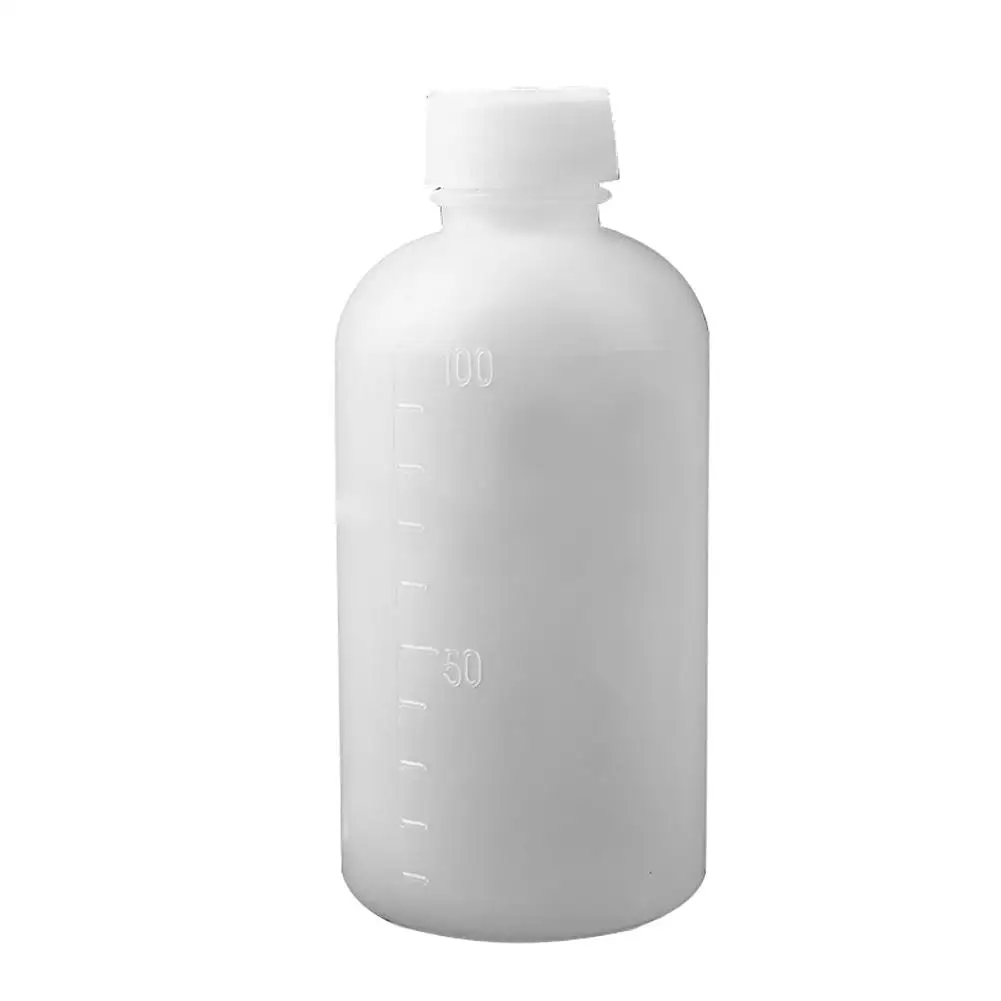 

10 шт 100 мл полупрозрачные лабораторные домашние пластиковые бутылки со шкалой медицинские образцы бутылки для таблеток медицинский дозато...