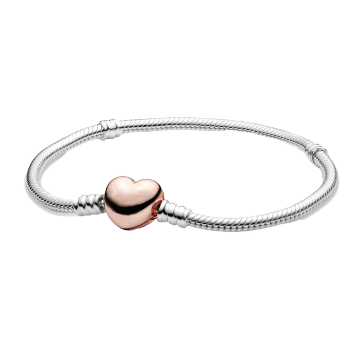

Fit Original Design 925 Sterling Silver Bracelet Fit Pando Beads Charms Bangle DIY Jewelry Making Gift For Women Mother's Day