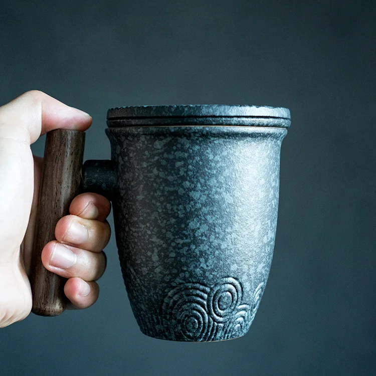 Классическая керамическая креативная простая кружка фарфоровая современный