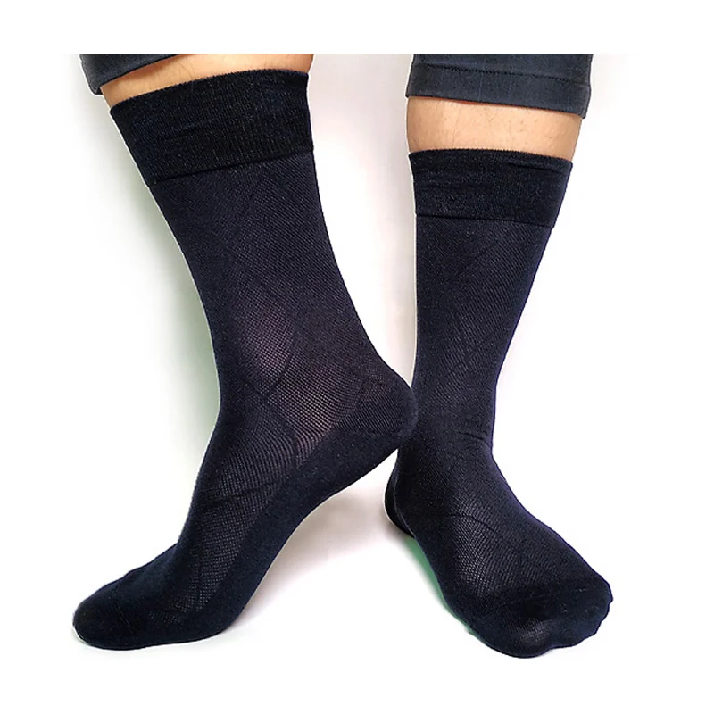 Сетчатые дышащие мужские хлопковые носки в клетку высокое качество Forma платье