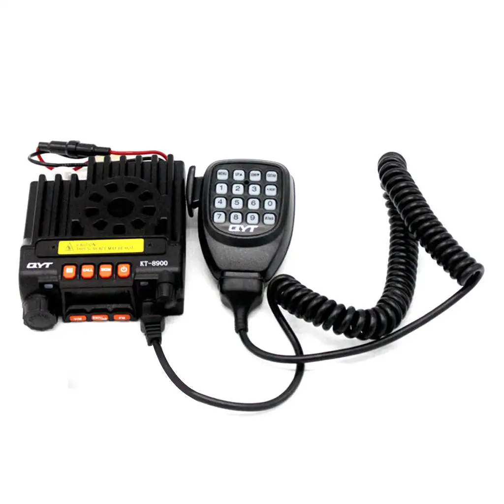 

QYT KT8900 UHF/VHF Dual Band Transceiver Car Mobile Ham Radio Long Distance Walkie 136-174/400-480MHz