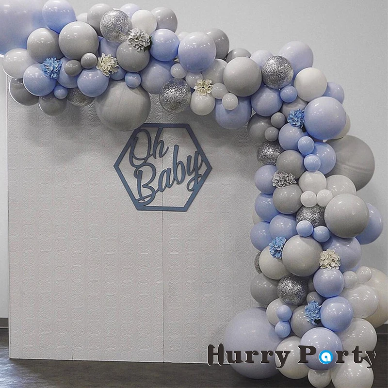 243 шт 18-й День Рождения украшения Воздушные шары-гирлянды арки для взрослых Синие