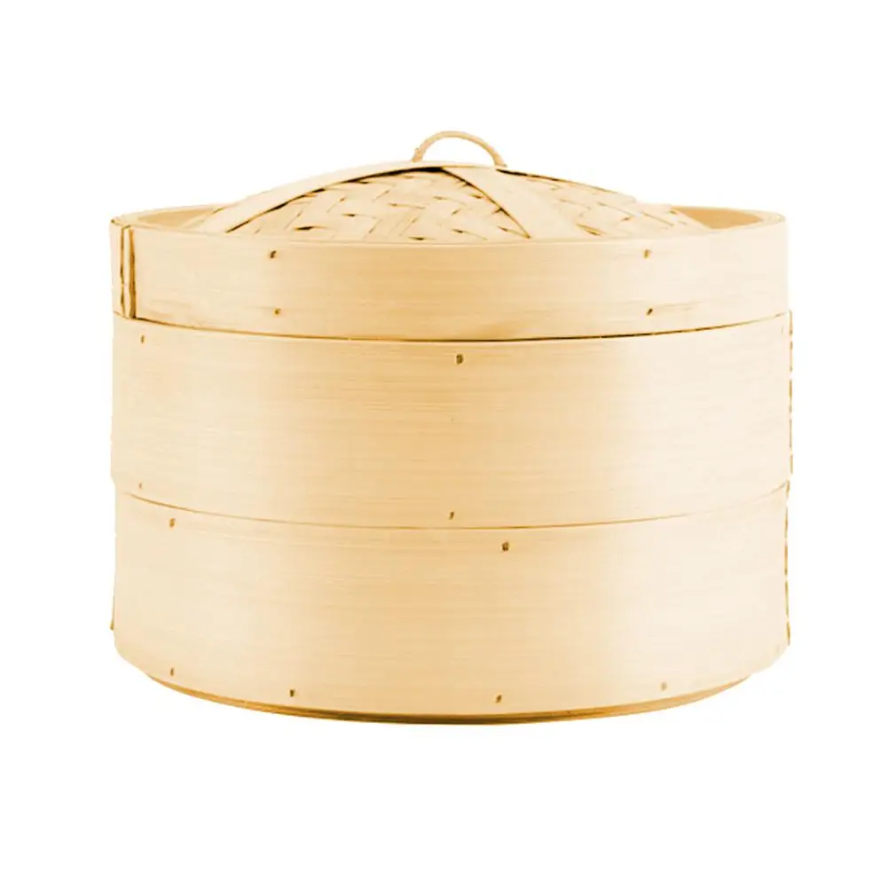 Пароварка из бамбука для приготовления рыбы риса овощей 7/8/9 дюймов|Пароварки| |