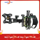 Прицел для стрельбы из лука, 5-контактный оптический прицел для лука, обычный длинный короткий штанговый прицел для лука