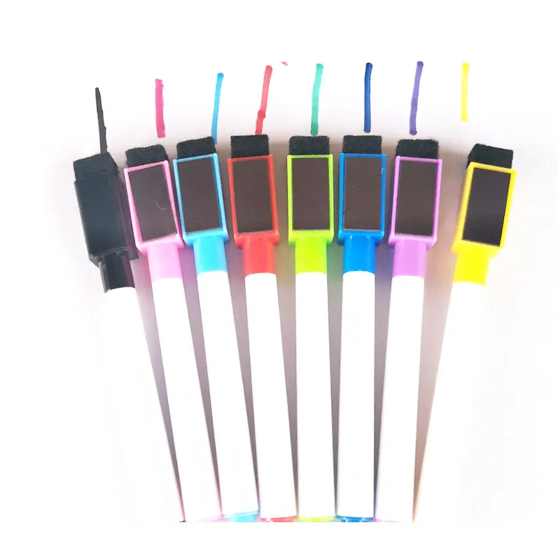 8 шт. стираемые магниты для рисования и записи|Маркеры белой доски| |