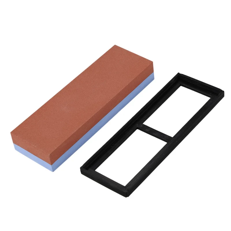 240/800 зернистый двухсторонний нож точильный камень с основанием | Дом и сад