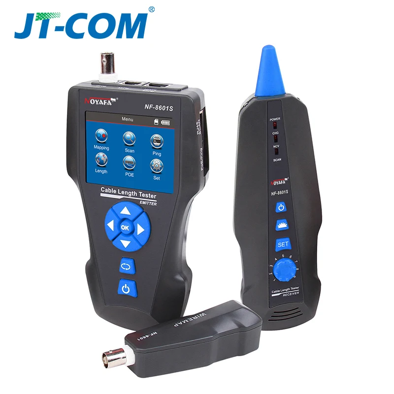 NF-8601S TDR Тестер сетевого кабеля RJ45 RJ11 BNC Металлический тестер Точка обрыва длины