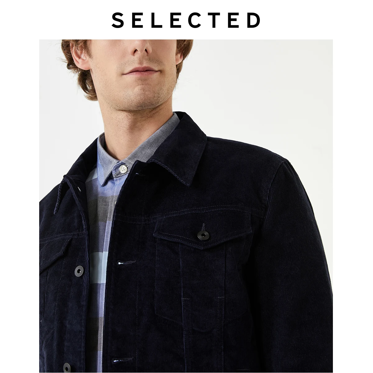 Мужская Осенняя стильная Вельветовая повседневная куртка в стиле ретро