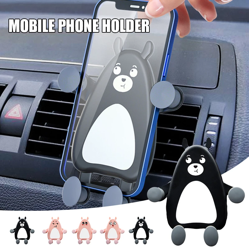 

Держатель для телефона силиконовый в форме медведя
