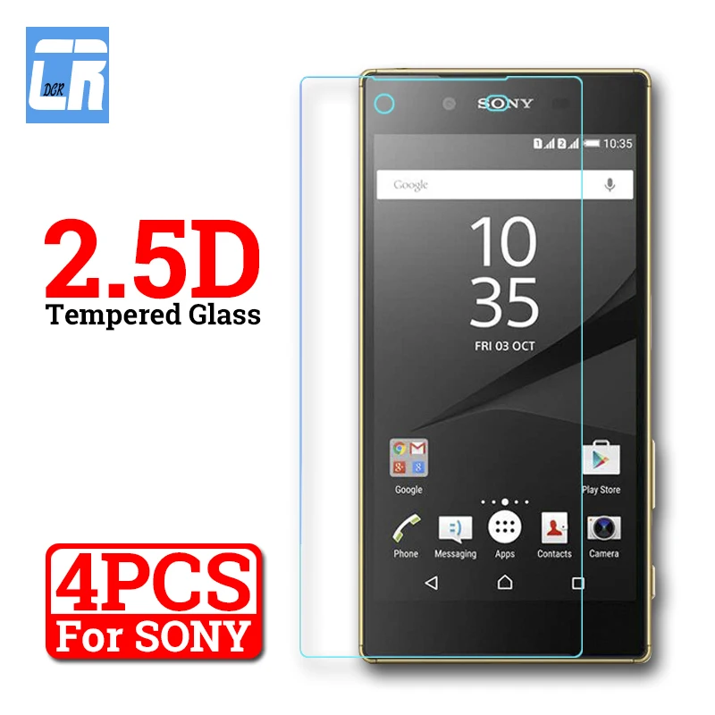 Закаленное стекло для Sony Xperia X/XP/XA/Z5/Z4/Z3/Z2/Z1 Compact C5/C4/C3/M2/M5/M4/E4G/E3 2 4 шт.|Защитные стёкла