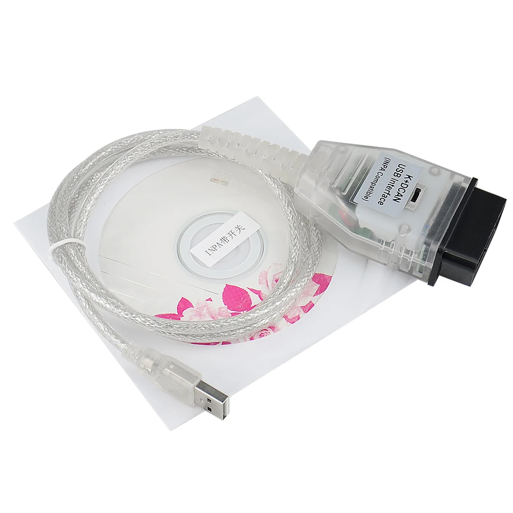INPA K + DCAN USB интерфейс для BMW OBD CAN с переключателем диагностический переключатель