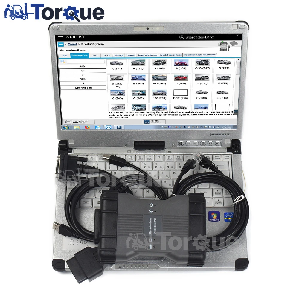 

Toughbook cf c2 for Benz C6 VXDIAG MB STAR diagnostic tool SD Connect C6 DOIP PK mb sd c4 C5 FDOK xentry das wis epc