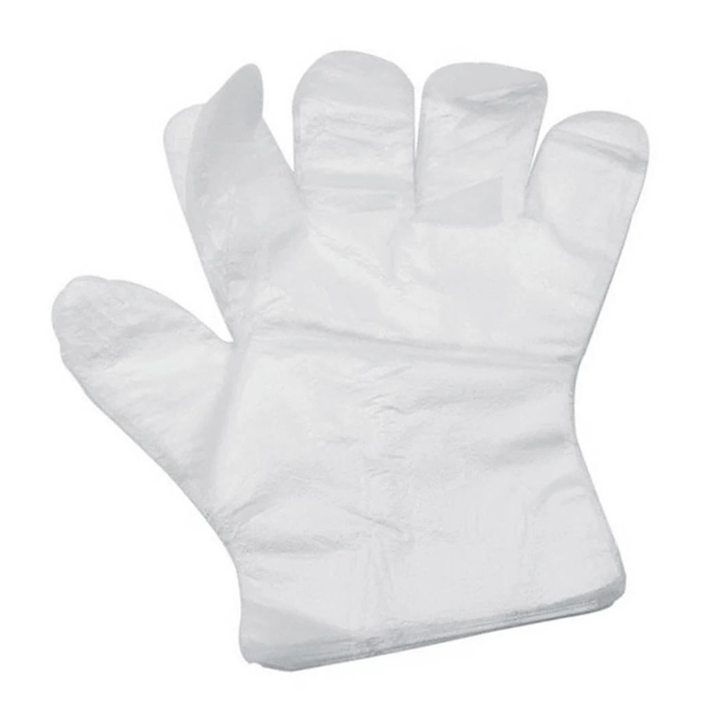 

1000pcs Disposable Plastic Clear Gloves for Food Salon Beauty Catering