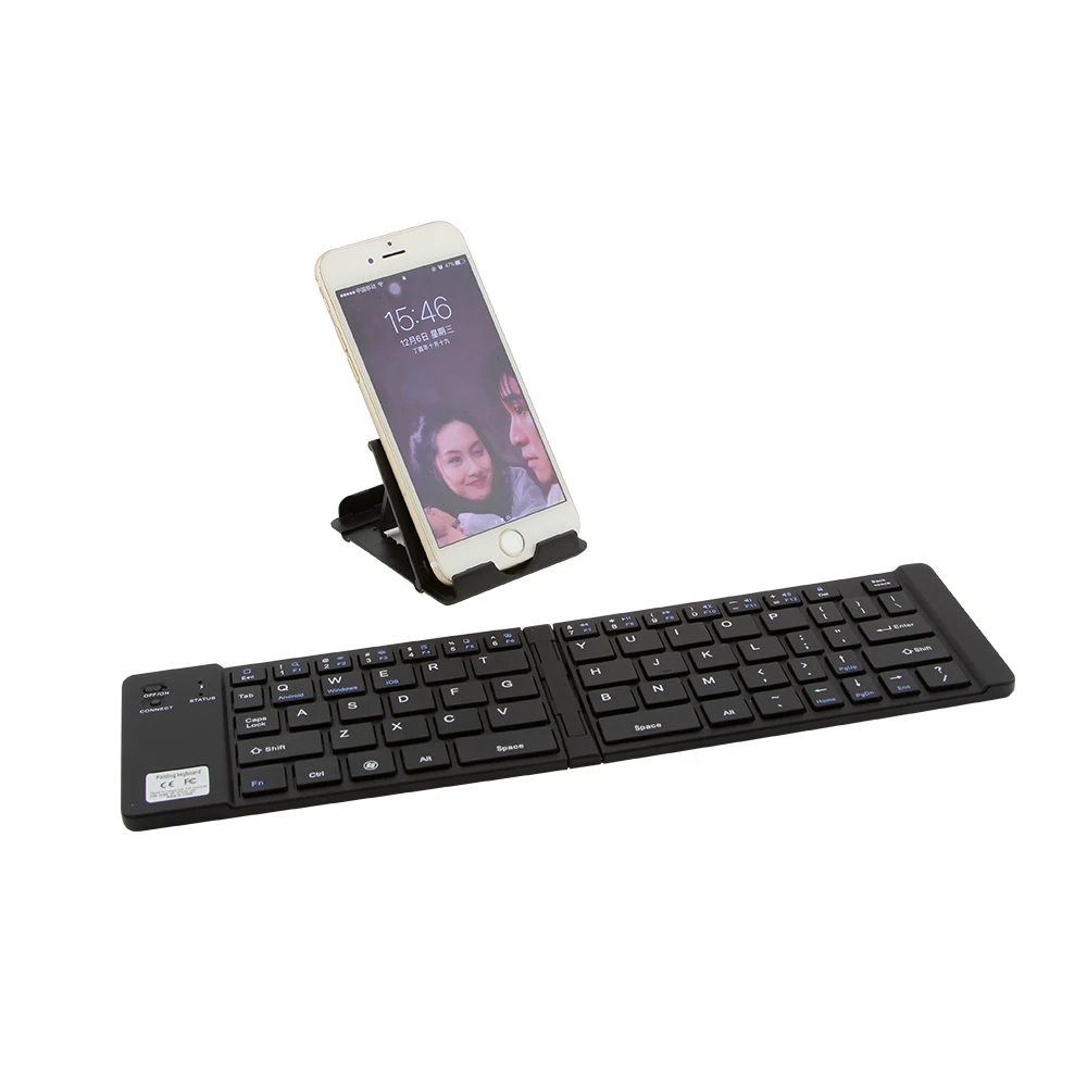 Bluetooth беспроводная мини клавиатура Портативная Складная карманная тонкая