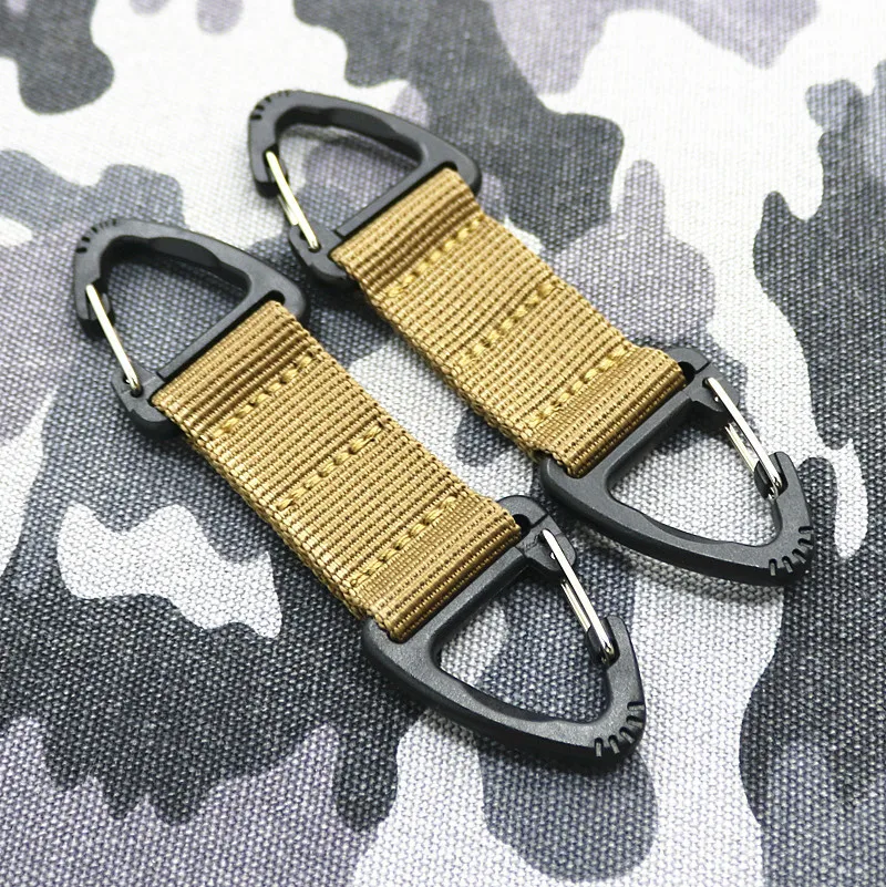 Уличный Зажим для ремня карабин скалолазания пряжка тактического рюкзака сумки