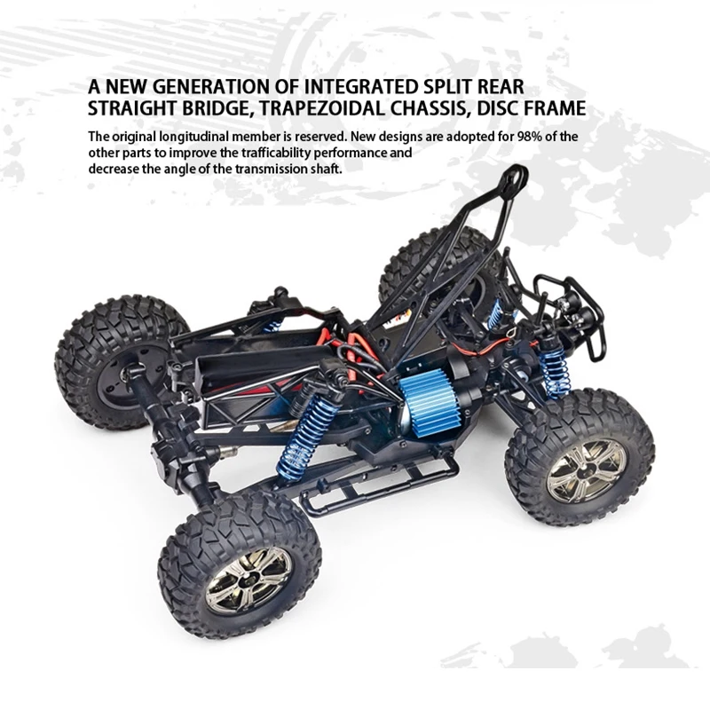 

SUBOTECH 2.4G 4WD High-Speed Climbing Car Remote Control Car 1:14 RC Off-Road Model Car Toy
