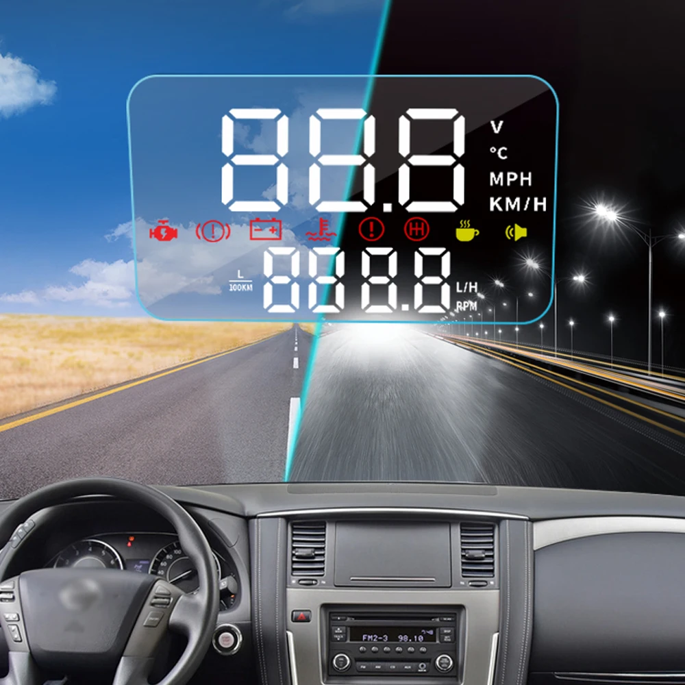 OBD автомобильный HUD проекционный дисплей для Nissan Patrol 2010-2016 2017 2018 2019 OBD2