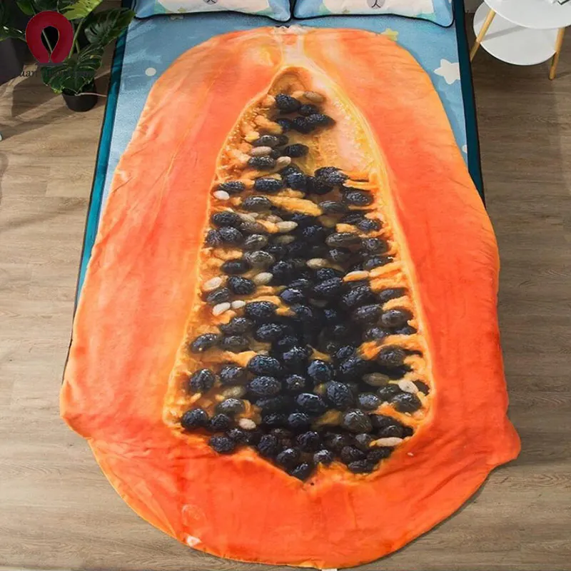 Papaya мультфильм стеганое одеяло с функцией кондиционирования воздуха 3D