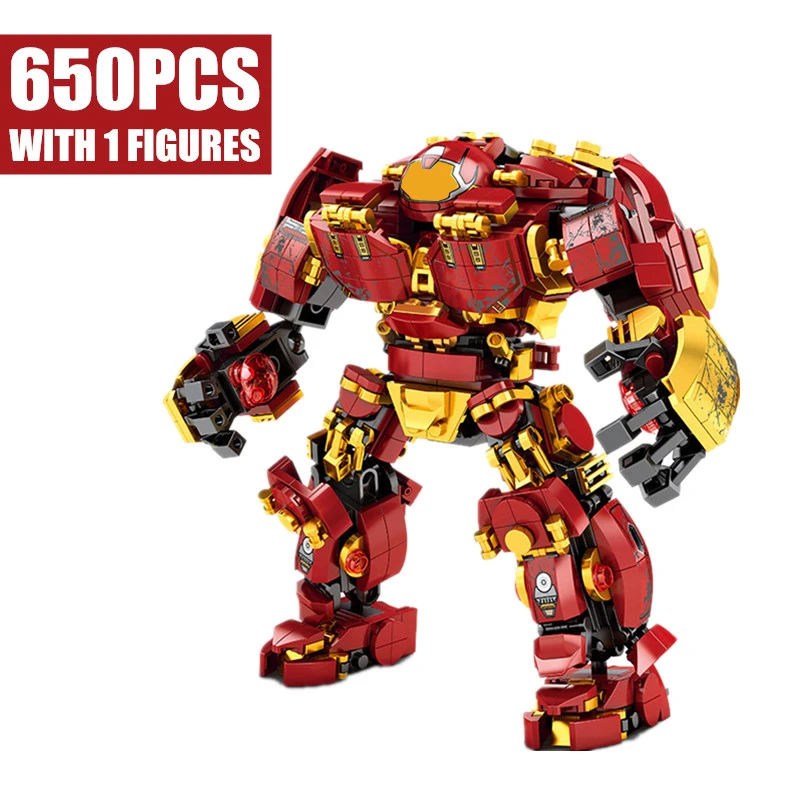Marvel Мстители Железный человек MK44 халкбастер Халк Супергерои Mecha панцирь робот