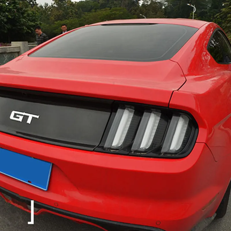 

High quality 3D Metal Car Rear Trunk Decals GT Logo Emblems Badge Sticker For Ford Mustang EcoBost 5.0 L V8 GT