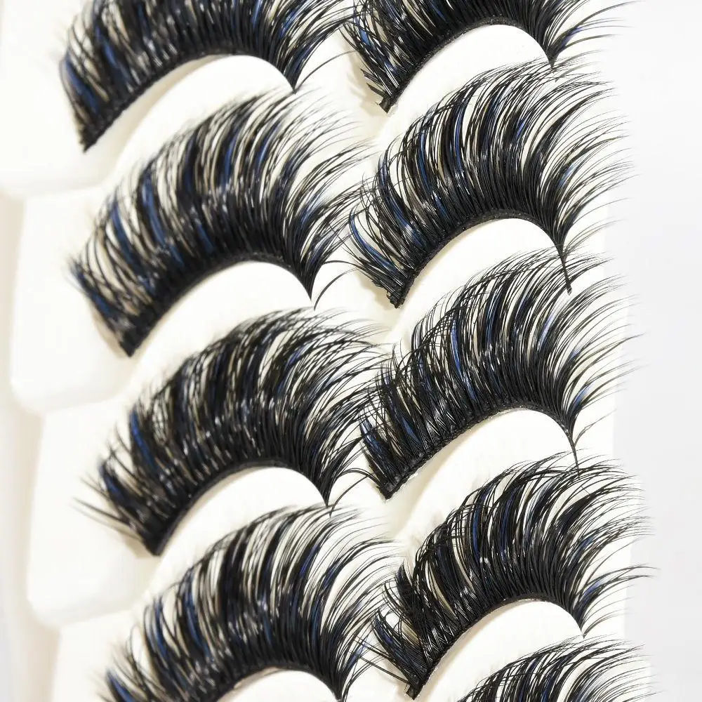 5 пар/лист накладные ресницы ручной работы | Красота и здоровье