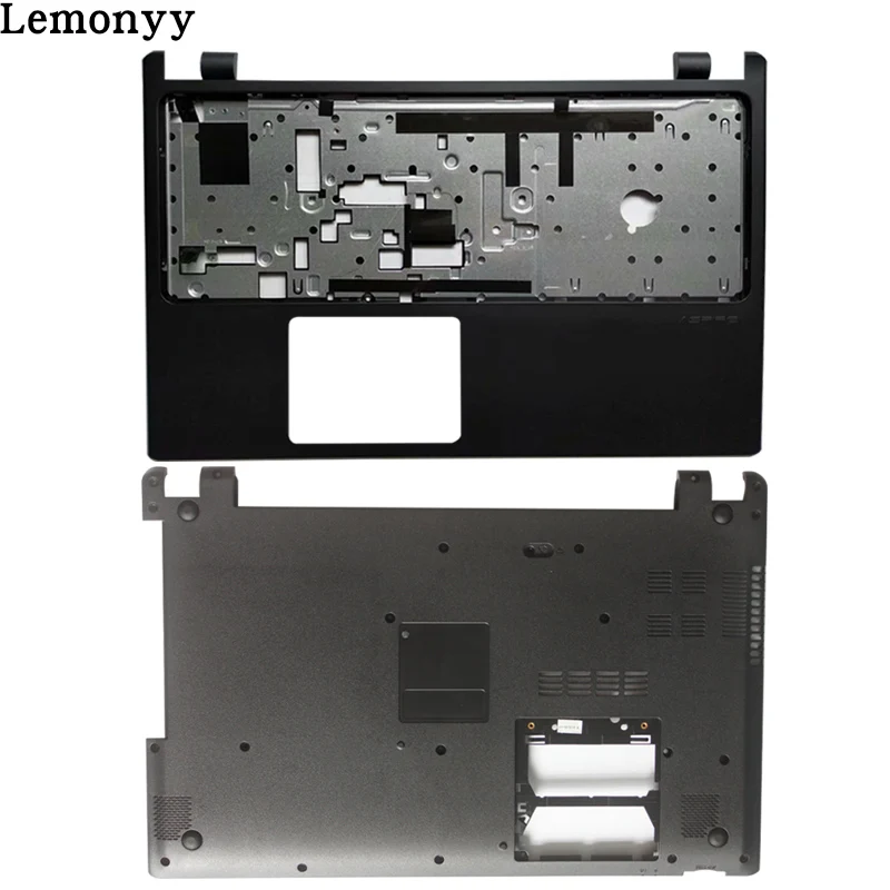 black C D shell Чехол для ACER Aspire V5-531 V5-531G V5-571 V5-571G и Упор для рук, не сенсорный ободок клавиатуры/ноутбук Нижний Базовый чехол Крышка - Цвет: black C D shell