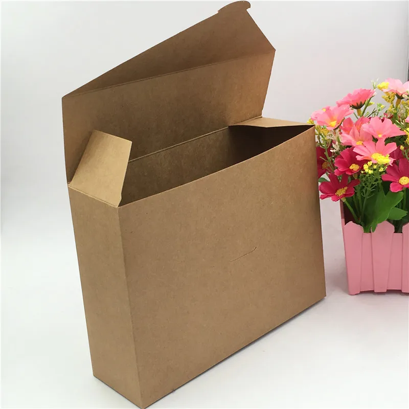 20*15*6 см большой размер крафт/черный упаковочная коробка пакеты для печенья