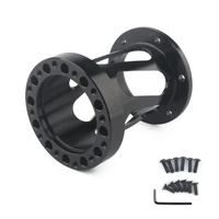 steering wheel spacer 51 mm 76mm 101mm thick aluminum black anodize