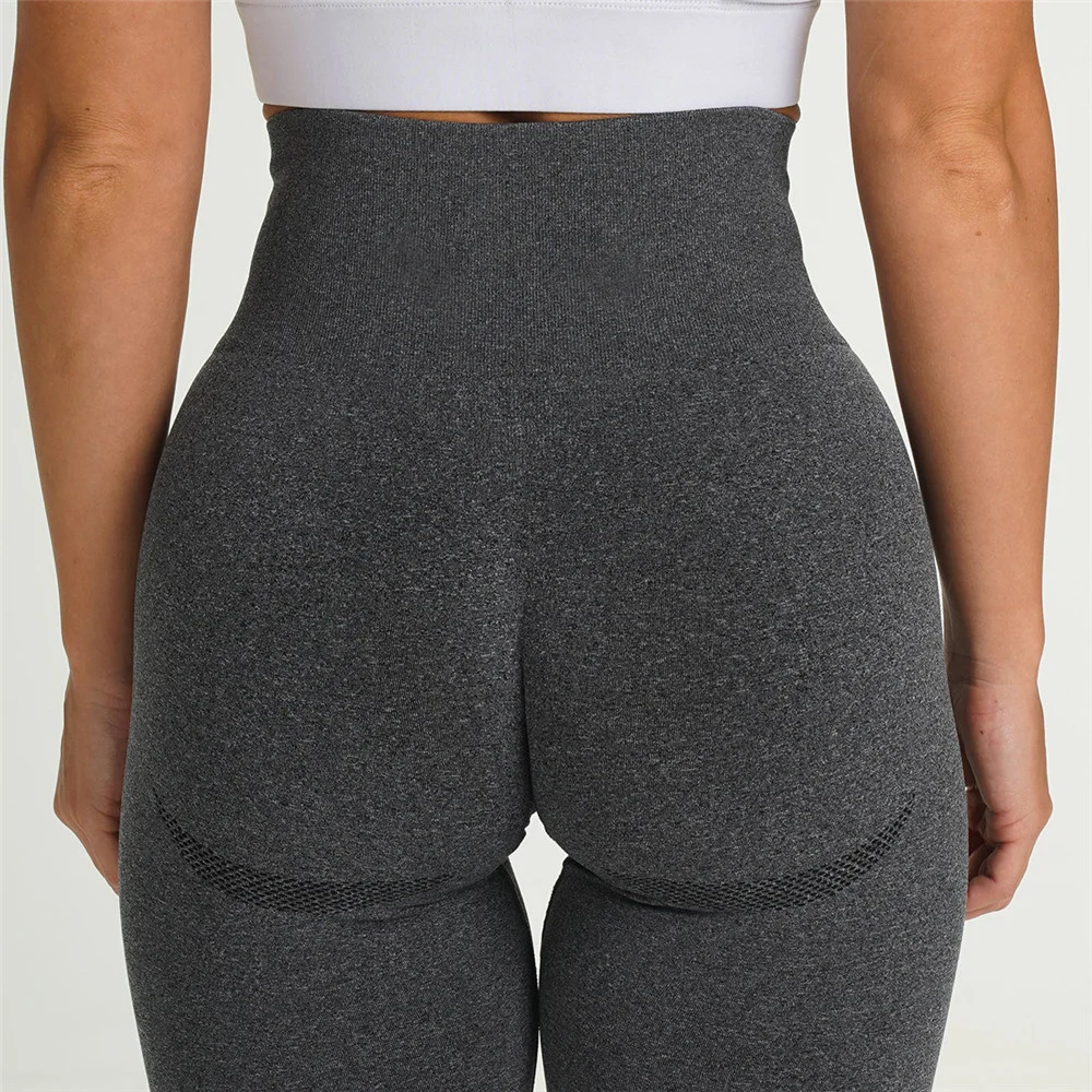 

Solid High Waist Yoga Sport Shorts Women Gym Fitness Push Up Seamless Leggings New Running Workout Training Short pants Bottoms