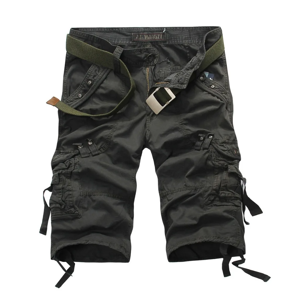 Мужской Свободный комбинезон с несколькими карманами повседневные Капри