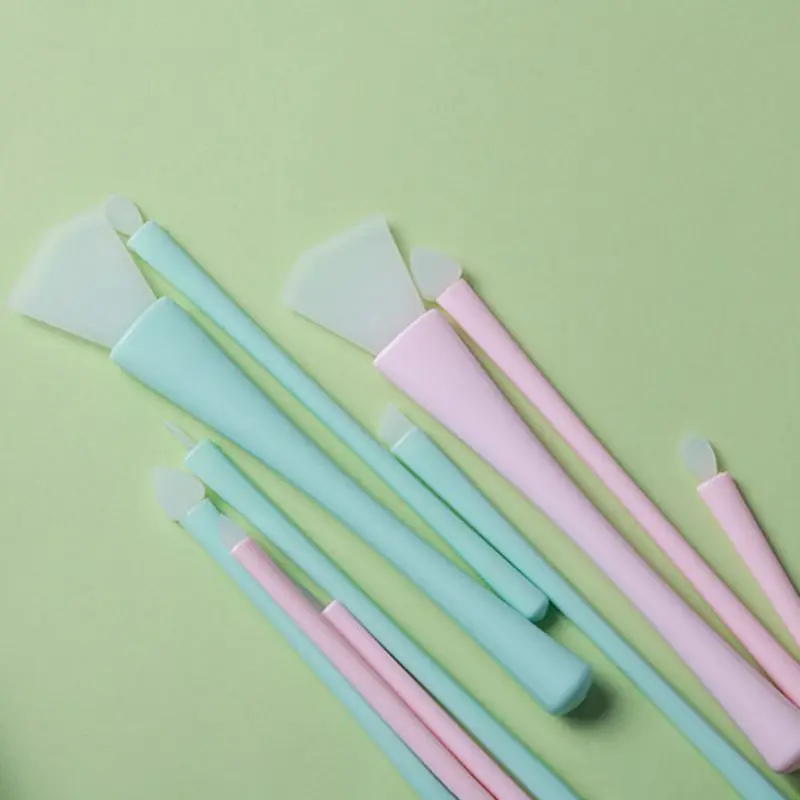 Набор силиконовых кистей для макияжа 5 шт. удобная и практичная маска кисть теней