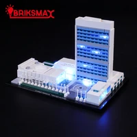 briksmax led light kit for 21018 architecture united nations headquarters not include model