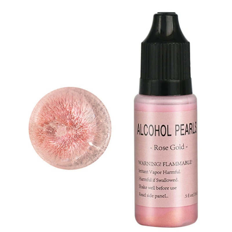 

Metallic Alcohol Pigment Resin Dye Alcohol-Based Ink Concentrated Paint Epoxy Resin Colorant Resin Casting Crafts 15ml DropShip