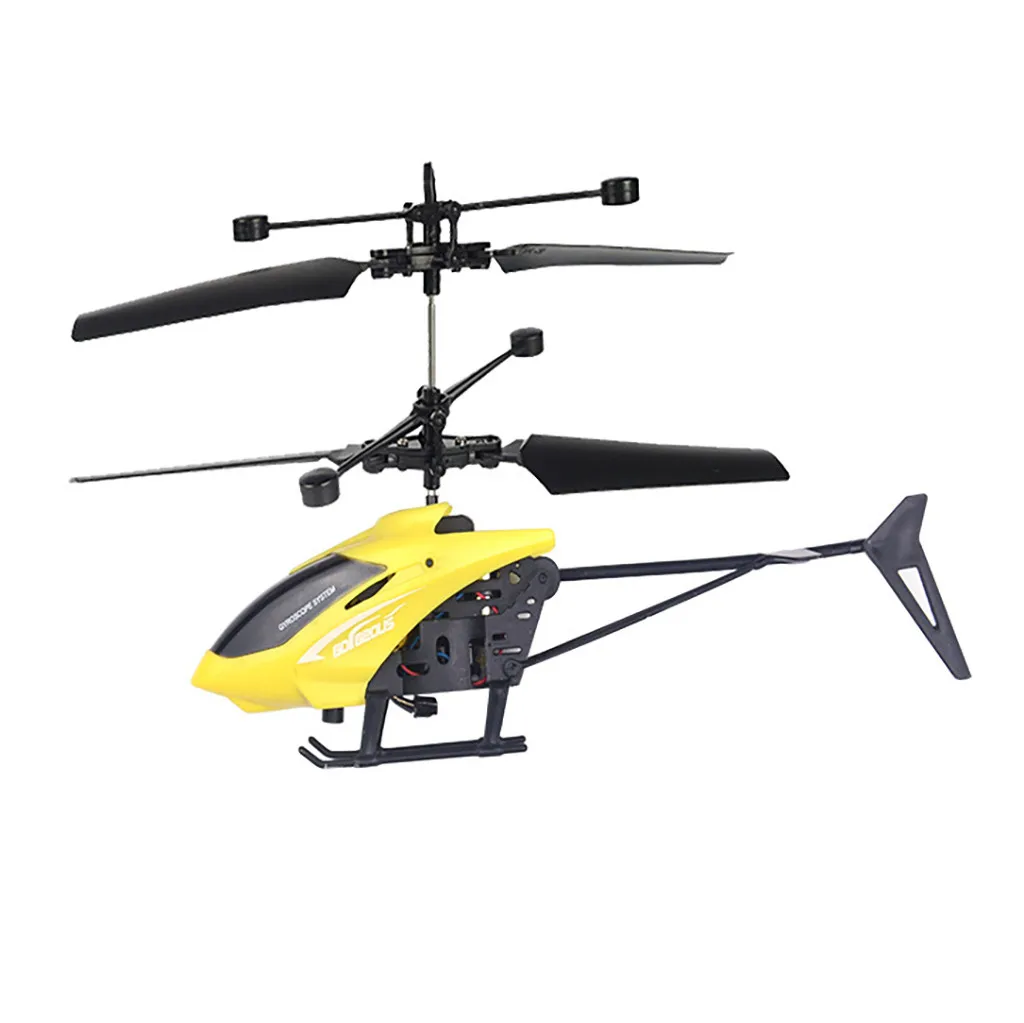 Yellow Вертолет с дистанционным управлением Мини RC Nini Drone Infraed индукционный вертолет летательный аппарат мигающий светильник игрушки Рождественский подарок - Цвет: Yellow