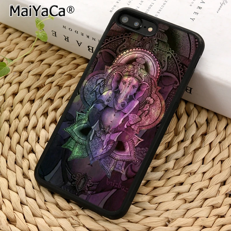 Чехол для телефона MaiYaCa God of wisdom Ganesh с изображением слона для iPhone 14s 5 SE 6 7 8 Plus XR XS 11 12 13 Pro max Samsung Galaxy S21 S22.