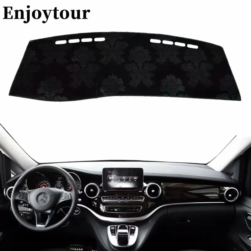 

Фланелевые коврики для приборной панели Mercedes-Benz V260L, 2014, 2015, 2019, 2005, 2006